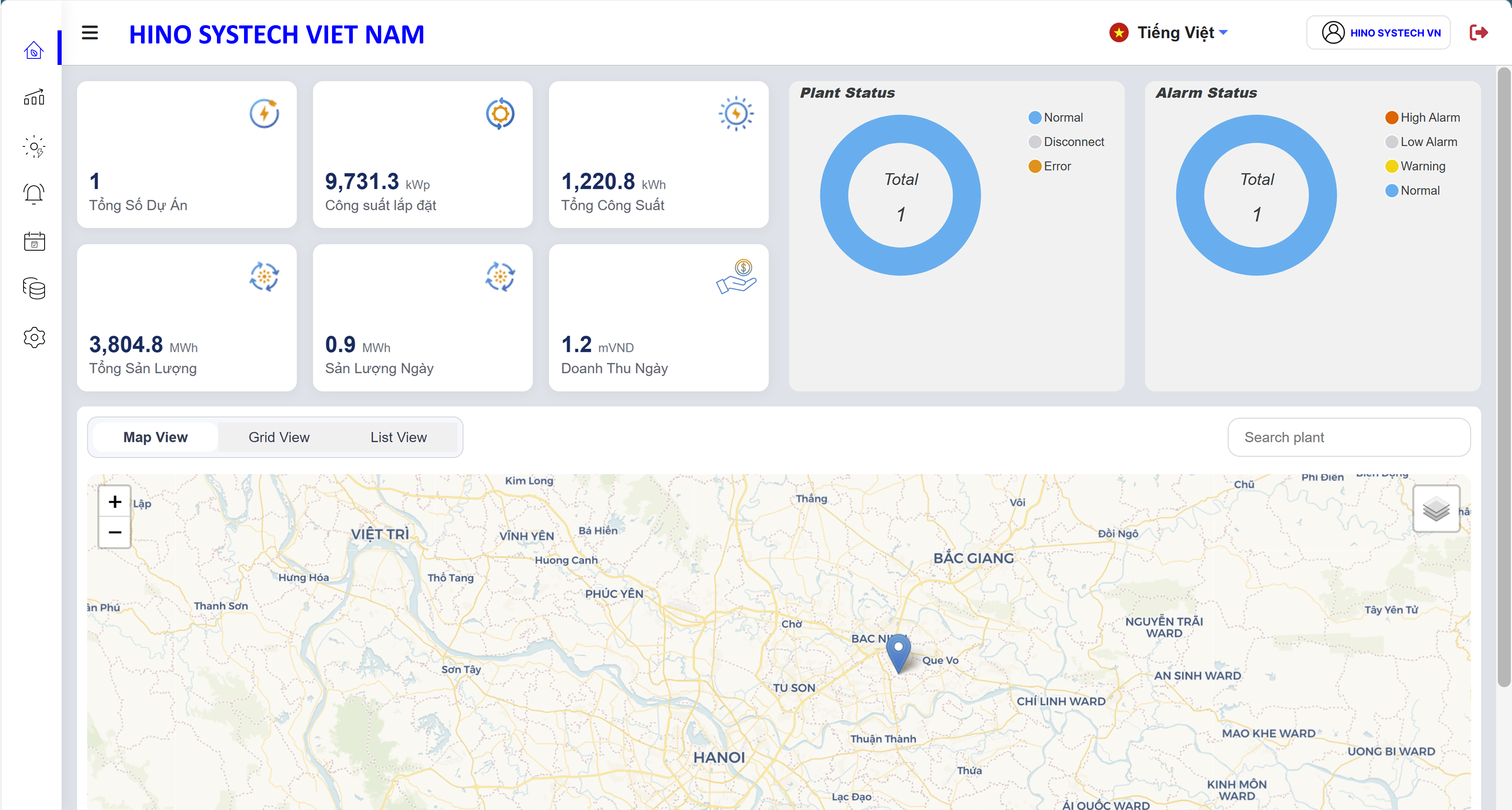 Hino OCC Control Center